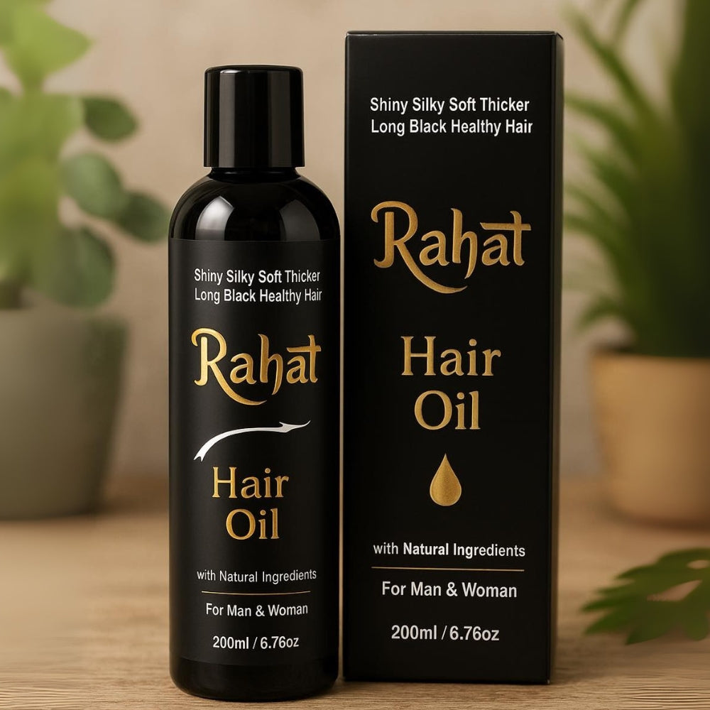 Rahat Hair Oil – Organic Herbal Hair Growth Oil in 200ml