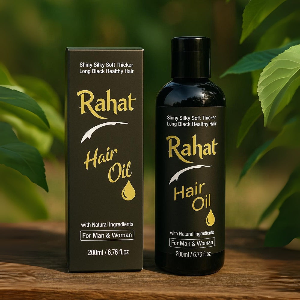 Rahat Hair Oil – Organic Herbal Hair Growth Oil in 200ml